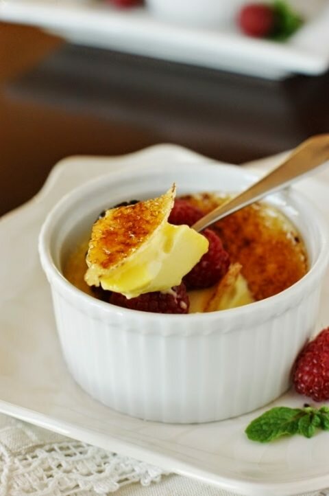 Làm creme brulee vừa ngon vừa dễ không cần dụng cụ khò 9